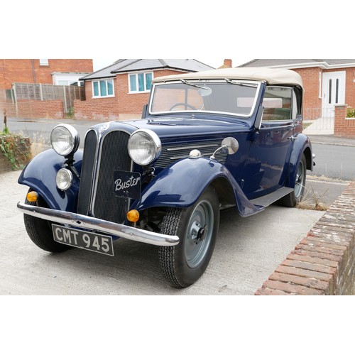 210 - 1935 Frazer-Nash BMW 319 CabrioletRegistration Number: CMT 945Chassis Number: 54313Engine Number: 31... 