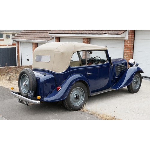210 - 1935 Frazer-Nash BMW 319 CabrioletRegistration Number: CMT 945Chassis Number: 54313Engine Number: 31... 