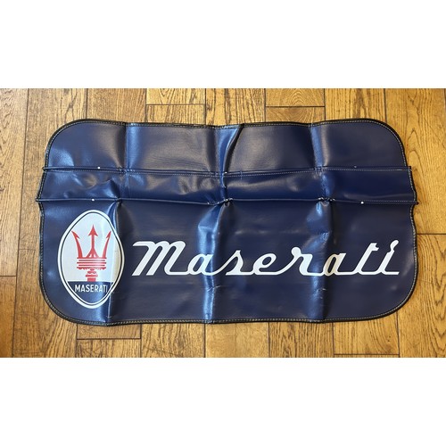 122 - A COLLECTION OF MASERATI BRANDED MERCHANDISEA waterproof winter jacket by Reverse Clothing, with rem... 