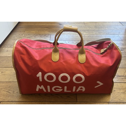 124 - PRADA MILLE MIGLIA JACKET, ALSO HOLDALLProduced for entrants to the Mille Miglia event. A light wate... 