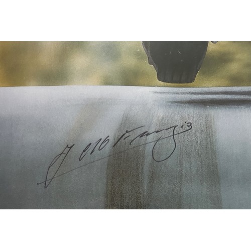 131 - FANGIO AT THE NURBURGRING, 1957 GERMAN GRAND PRIX, BY KANE ROGERSFangio at Nurburgring, 1957 Grand P... 