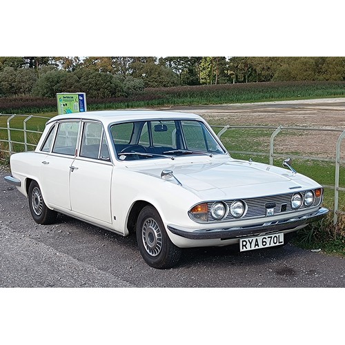 240 - 1973 Triumph 2000 Mark II SaloonRegistration Number: RYA 670LChassis Number: ME82189DL.BWRecorded Mi... 