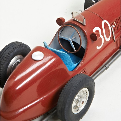 102 - A COLLECTION OF SCRATCH BUILT 1950S-60S GRAND PRIX MODELS1961 FERRARI DINO 156 SHARKNOSEA 1:24 scrat... 