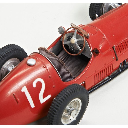102 - A COLLECTION OF SCRATCH BUILT 1950S-60S GRAND PRIX MODELS1961 FERRARI DINO 156 SHARKNOSEA 1:24 scrat... 