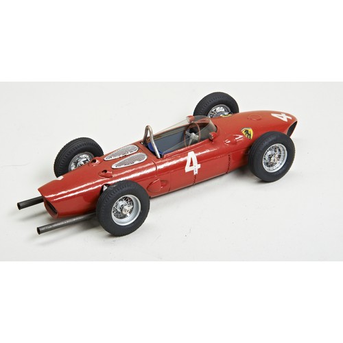 102 - A COLLECTION OF SCRATCH BUILT 1950S-60S GRAND PRIX MODELS1961 FERRARI DINO 156 SHARKNOSEA 1:24 scrat... 
