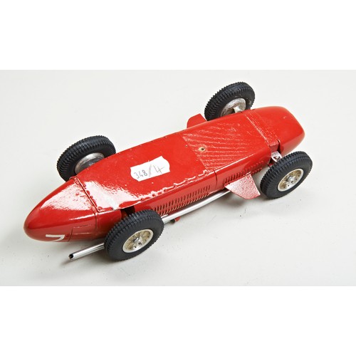 102 - A COLLECTION OF SCRATCH BUILT 1950S-60S GRAND PRIX MODELS1961 FERRARI DINO 156 SHARKNOSEA 1:24 scrat... 