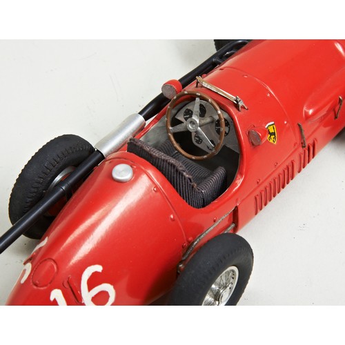 102 - A COLLECTION OF SCRATCH BUILT 1950S-60S GRAND PRIX MODELS1961 FERRARI DINO 156 SHARKNOSEA 1:24 scrat... 