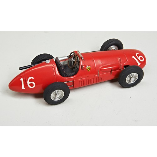 102 - A COLLECTION OF SCRATCH BUILT 1950S-60S GRAND PRIX MODELS1961 FERRARI DINO 156 SHARKNOSEA 1:24 scrat... 