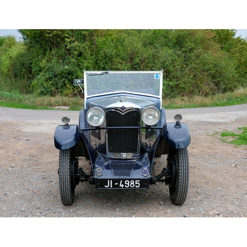208 - 1930 Riley Nine Plus Four-Seat Tourer                                 Registration Number: JI 4985Ch... 