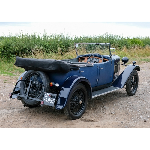 208 - 1930 Riley Nine Plus Four-Seat Tourer                                 Registration Number: JI 4985Ch... 