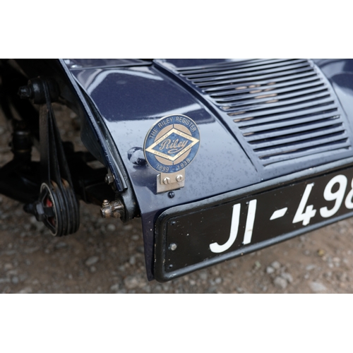 208 - 1930 Riley Nine Plus Four-Seat Tourer                                 Registration Number: JI 4985Ch... 