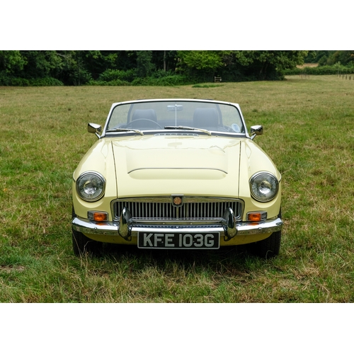 205 - 1969 MGC Roadster                                          Registration Number: KFE 103GChassis Numb... 