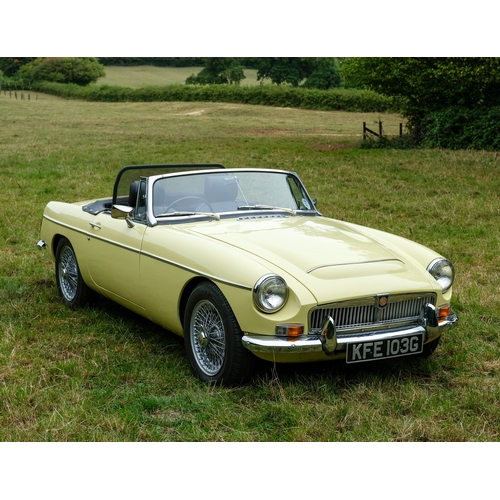 205 - 1969 MGC Roadster                                          Registration Number: KFE 103GChassis Numb... 