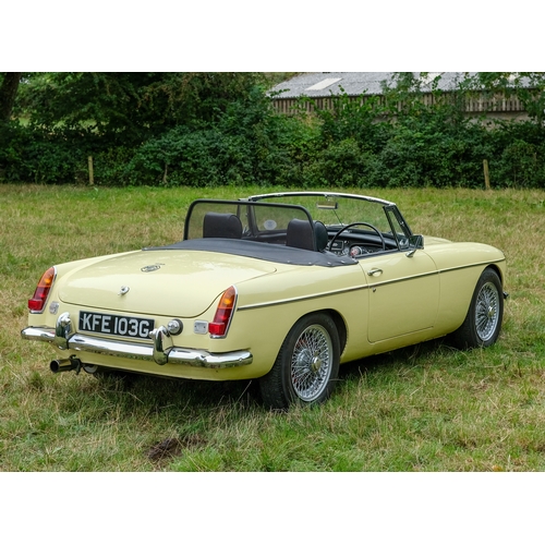 205 - 1969 MGC Roadster                                          Registration Number: KFE 103GChassis Numb... 
