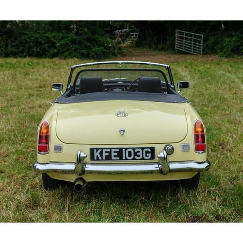 205 - 1969 MGC Roadster                                          Registration Number: KFE 103GChassis Numb... 