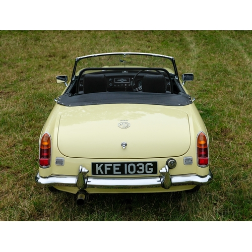 205 - 1969 MGC Roadster                                          Registration Number: KFE 103GChassis Numb... 