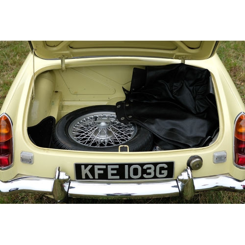 205 - 1969 MGC Roadster                                          Registration Number: KFE 103GChassis Numb... 