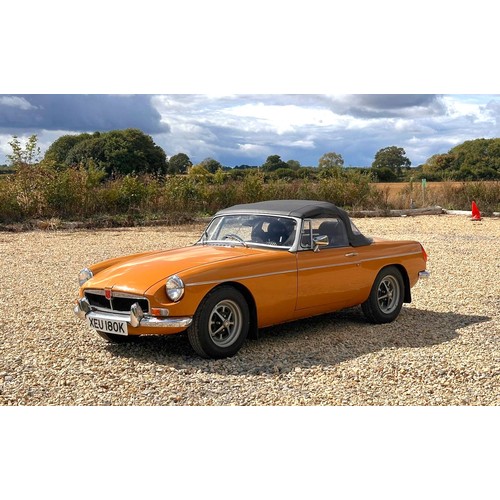 201 - 1972 MGB RoadsterRegistration Number: XEU 180KChassis Number: TBARecorded Mileage: 89,300 miles
The ... 