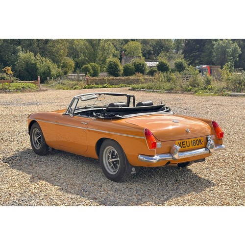 201 - 1972 MGB RoadsterRegistration Number: XEU 180KChassis Number: TBARecorded Mileage: 89,300 miles
The ... 