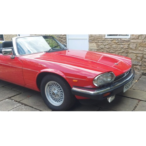 217 - 1989 Jaguar XJ-S ConvertibleRegistration Number: TBAChassis Number: SAJJNADW3DB157657Recorded Mileag... 