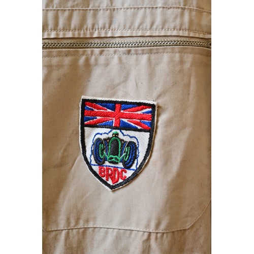 127 - AN ORIGINAL PERIOD STIRLING MOSS RACE SUITDirectly from the collection of Mr. Ron White. Ron White w... 