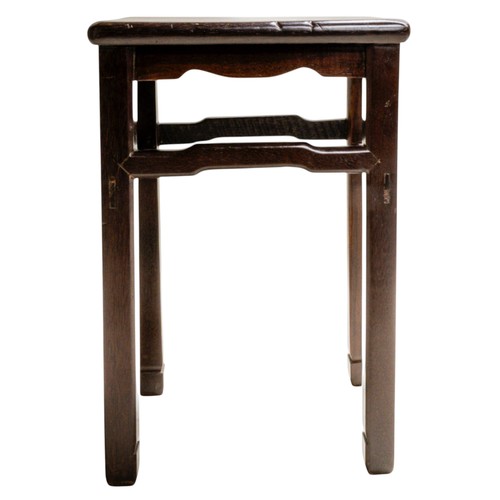 407 - A CHINESE ELM BENCHQing Dynasty, 19th Century108cm x 49cm high together with a Chinese Elm bucket an... 
