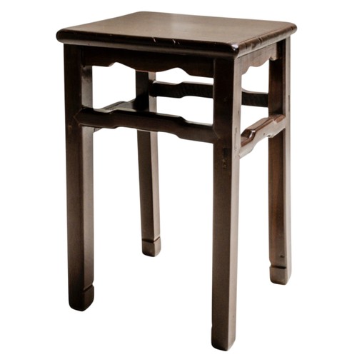 407 - A CHINESE ELM BENCHQing Dynasty, 19th Century108cm x 49cm high together with a Chinese Elm bucket an... 