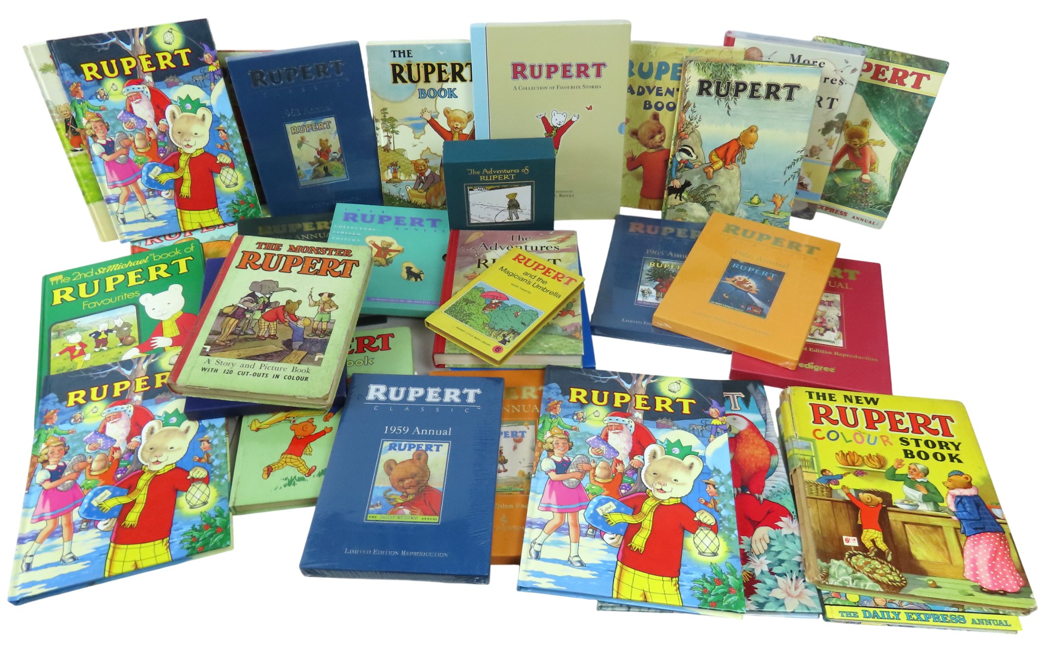 A LARGE COLLECTION OF RUPERT HARDBACK ANNUALSincluding several 'Rupert ...