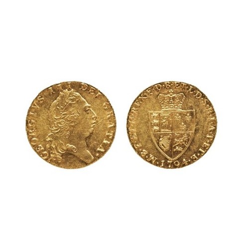 GEORGE III FULL GUINEA GOLD COIN, 1794