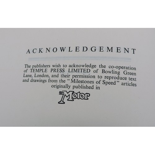 121 - Grand Prix Car 1906-1939 by Laurence Pomeroy1st edition from May 1949, with dust jacket.