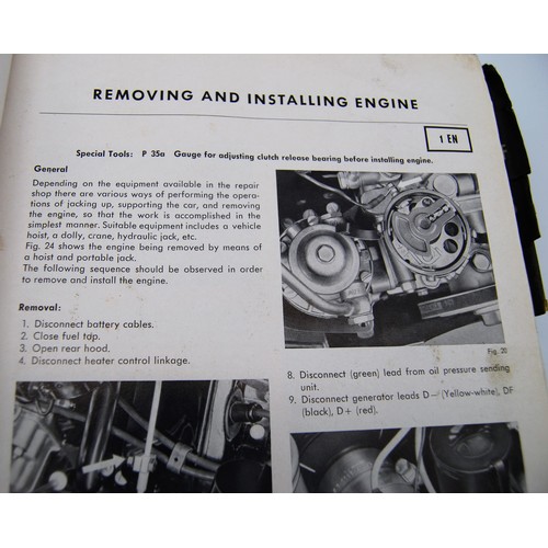 126 - Porsche Type 356B Workshop ManualFor Types 356B/1600,356B/1600S. 1960 Edition Technical Stage as of ... 