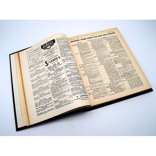 144 - Motor Sport Volume 15Numbers 1 to 12, bound in black and gold, without covers.