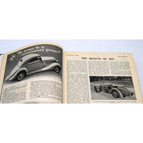 142 - Motor Sport Volume 13Numbers 1 to 12, bound in black and gold, without covers.