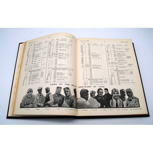 142 - Motor Sport Volume 13Numbers 1 to 12, bound in black and gold, without covers.