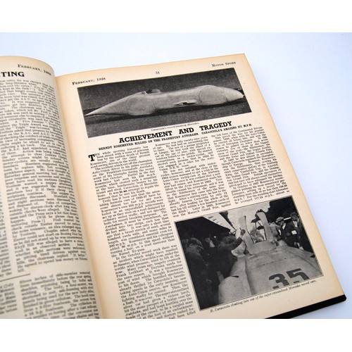 143 - Motor Sport Volume 14Numbers 1 to 12, bound in black and gold, without covers.