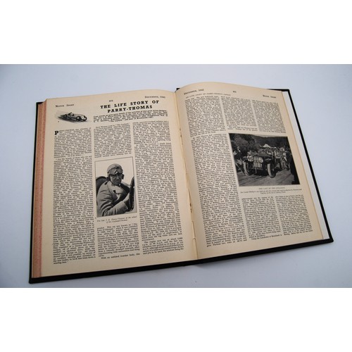146 - Motor Sport Volume 17,Numbers 1 to 12, bound in black and gold, without covers.