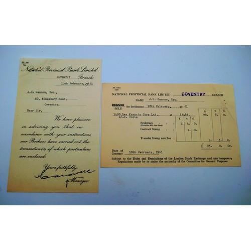 128 - Lea Francis Lynx - collection of promotional materialsA number of promotional items for the Lea Fran... 