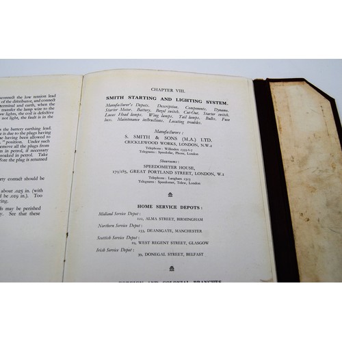 129 - Bentley Speed Six Instruction Book Note: this item has loose pages, but is completeSecond Edition, n... 