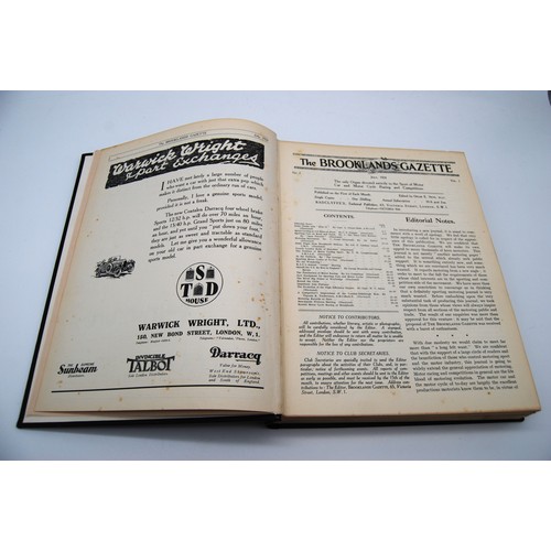 131 - Motor Sport Volume 1Numbers 1 to 12, bound in black and gold, without covers.