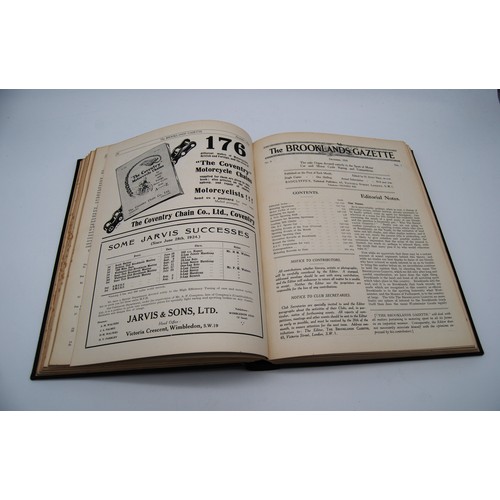 131 - Motor Sport Volume 1Numbers 1 to 12, bound in black and gold, without covers.