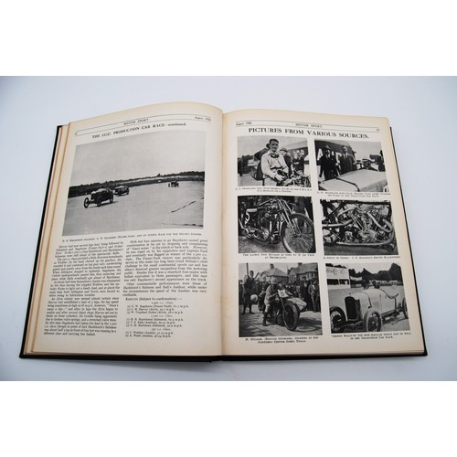 133 - Motor Sport Volume 3Numbers 1 to 12, bound in black and gold, without covers.