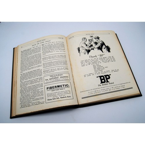 133 - Motor Sport Volume 3Numbers 1 to 12, bound in black and gold, without covers.