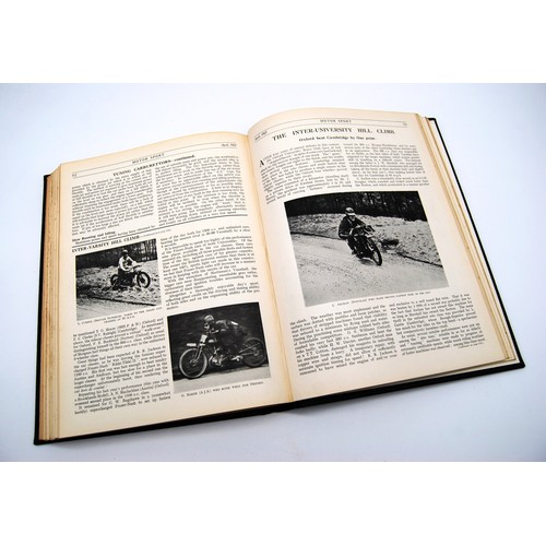 133 - Motor Sport Volume 3Numbers 1 to 12, bound in black and gold, without covers.