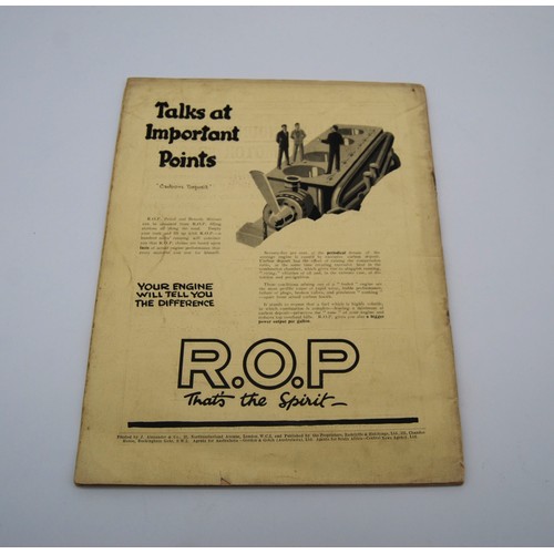 135 - Motor Sport Volume 5, Number, 1928Number 1 dated Oct-Nov 1928. A single, rare issue.