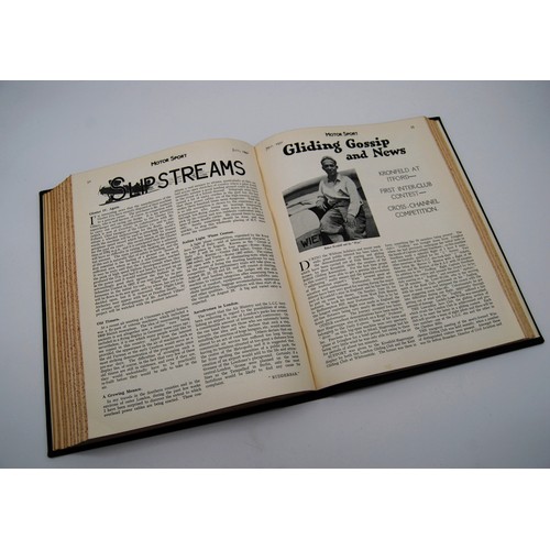 136 - Motor Sport Volume 6Numbers 1 to 12, bound in black and gold, without covers.