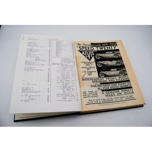 139 - Motor Sport Volume 10Numbers 1 to 12, bound in black and gold, without covers.