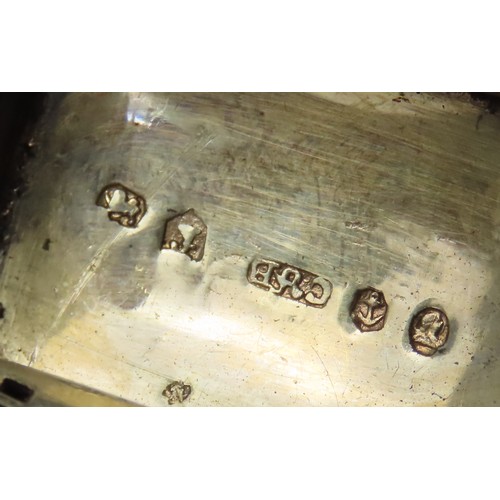 18 - A REGENCY SILVER VINAIGRETTEBY COCKS & BETTRIDGEmarked Birmingham, 1803octagonal domed form with... 