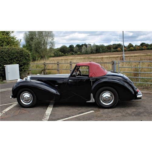 From The Storridge Collection 1946 Triumph RoadsterRegistration Number ...