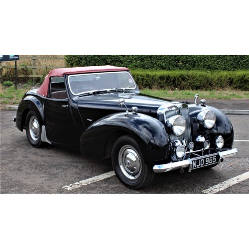 From The Storridge Collection 1946 Triumph RoadsterRegistration Number ...