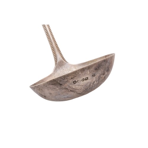 47 - A SILVER LADLELondon, 1858, Henry Wilkinson, approx. 245g